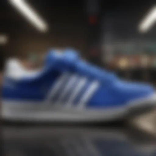 Adidas Forum Low Blue and White - Front View