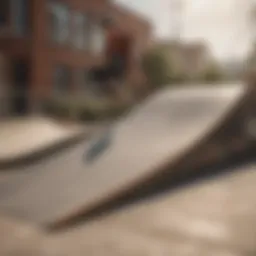 Beginner skateboard ramp overview showcasing various styles.