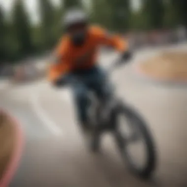 High-Speed BMX Track