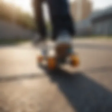 Broken skateboard symbolizing shattered dreams