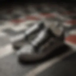 Iconic Checkerboard Pattern on Vans Skate Shoes