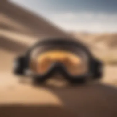 Various types of goggles suited for extreme sports