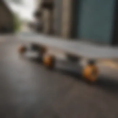 Understanding Skateboard Dimensions Visual representation of skateboard dimensions and their impact on performance