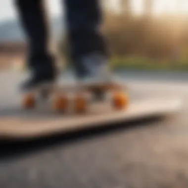 Skateboarding Styles and Board Sizes Illustration of various skateboarding styles highlighting specific board sizes