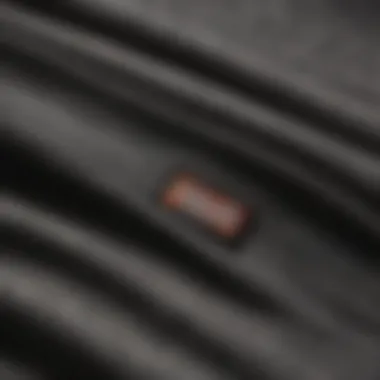 Close-up of the durable and stylish fabric of Dickies Skateboarding Slim apparel