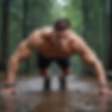 Executing Stability Exercises for Enhanced Strength Athlete executing stability exercises