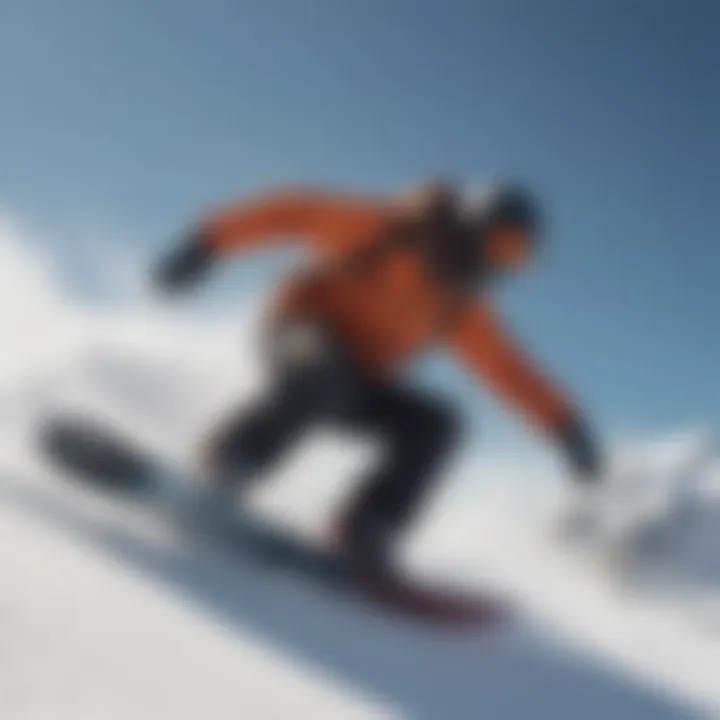 Snowboarder performing an advanced aerial maneuver