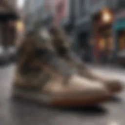 Custom Supra Shoes - Urban Camouflage Design