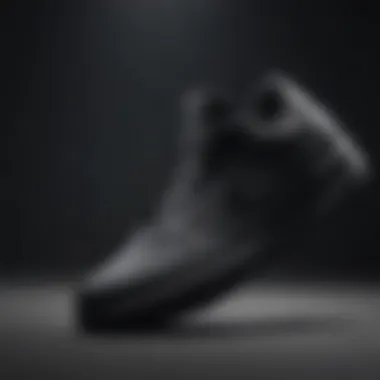 Cutting-edge technology integration in all black Nike shoes