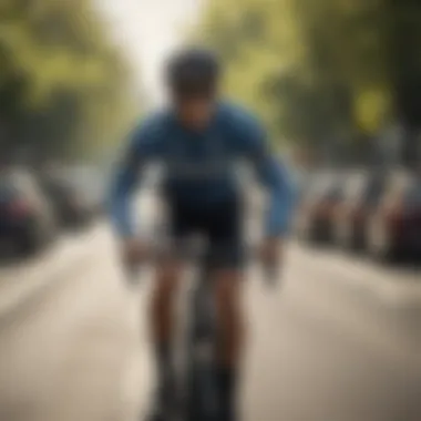 Essential Cycling Techniques for Beginners Cyclist demonstrating proper riding technique