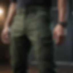 Durable Dark Green Tactical Pants for Extreme Sports