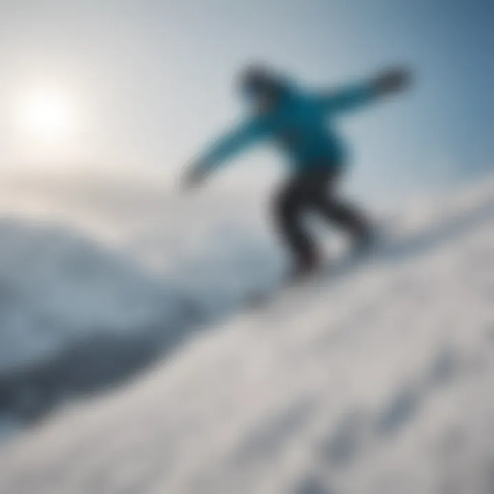 DC Focus snowboard in action on a snow-covered slope