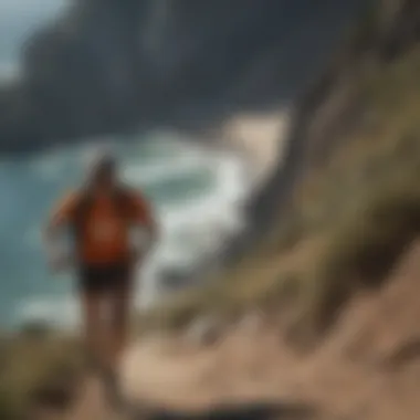 Dramatic cliffside marathon trail