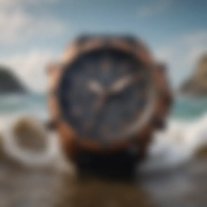 Durable and rugged tide watch for extreme conditions