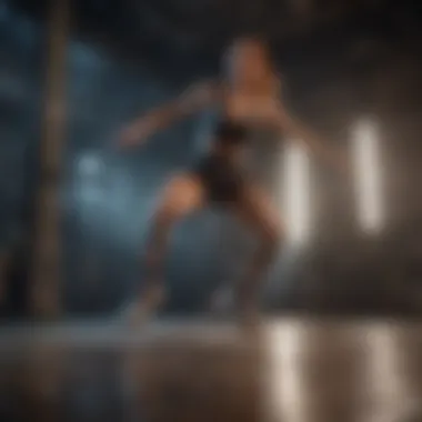 Dynamic Motion Dynamic motion captured in the dance electric phenomenon