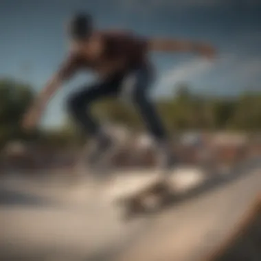 Fluidity and Movement Dynamic Skatepark Flow