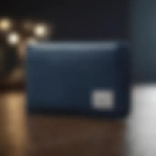 Elegant Herschel Wallet in Midnight Blue