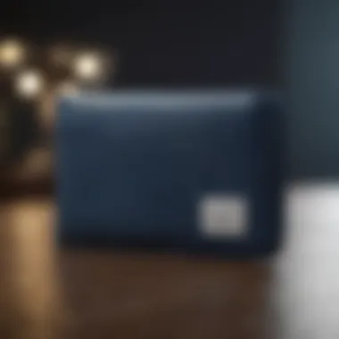 Midnight Blue Sophistication Elegant Herschel Wallet in Midnight Blue