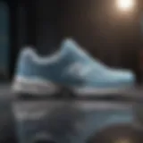 Elegant Light Blue New Balance Shoe Design