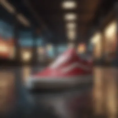 Sleek Vans Shoes Showcase Elegant Vans Shoes Display