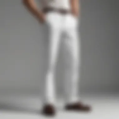 Elegantly Styled White Dickies Pants