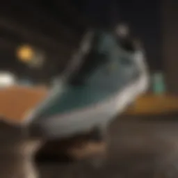 Emerica skate shoe design showcasing innovative features