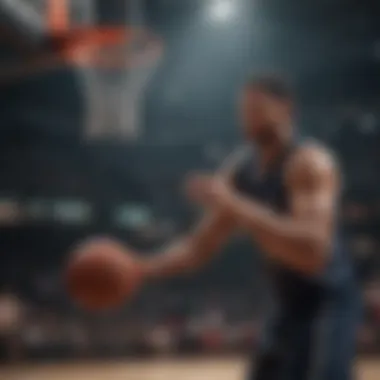 Mastering the Art of Shooting Basketball player practicing shooting technique