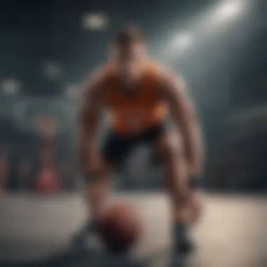 Power Up with Strength Workouts Basketball player doing strength training exercises