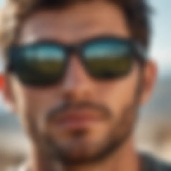 Stylish evolution of polarized wayfarer sunglasses in extreme sports