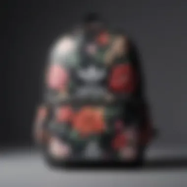 Adidas Floral Backpack Front View