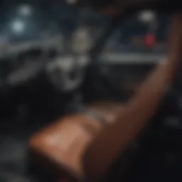 A detailed view of a car interior in Assetto Corsa