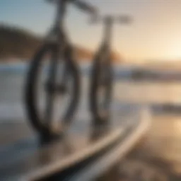 Innovative side mount surf rack installation