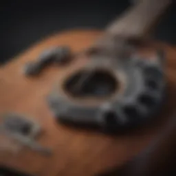 Elegantly designed tuner for soprano ukulele