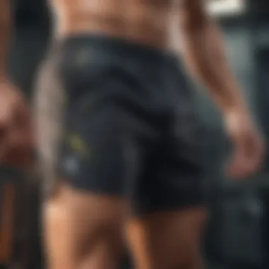 Athletic shorts made with high-performance materials