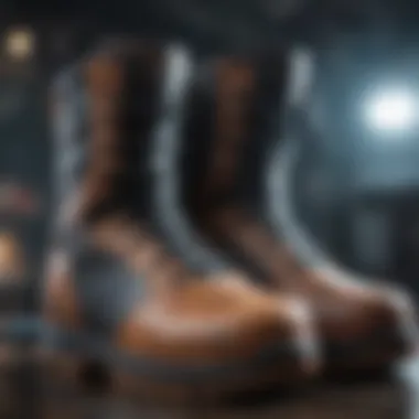 Innovative Design of Liquid Force Boots Close-up view of Liquid Force boots showcasing unique design features