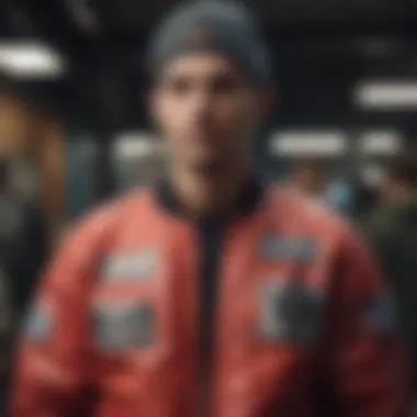 Cultural Fusion: LRG Bomber Jacket Across Subcultures Group of diverse individuals showcasing their unique styles with LRG Bomber Jackets