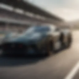 Exciting race day atmosphere