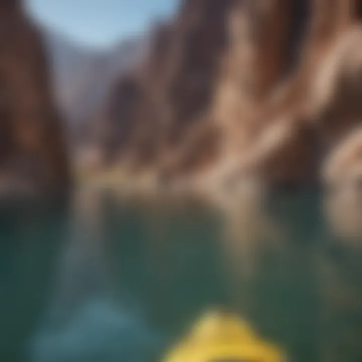 Kayaking in the calm waters of Lake Mead