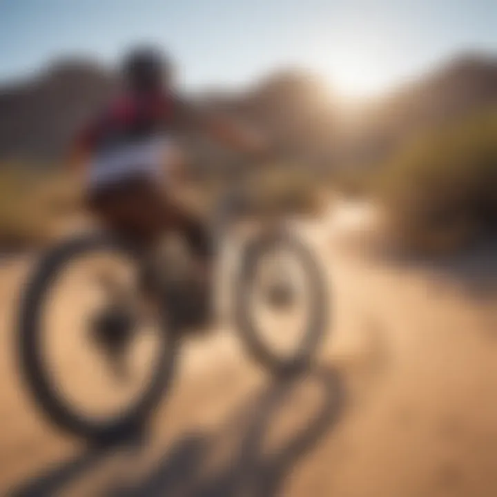 Mountain biking in the Mojave Desert