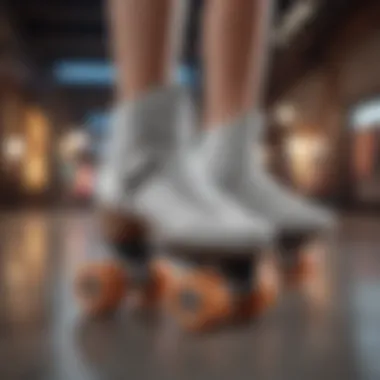 Dynamic and stylish roller skating shoe