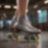 Elegantly designed roller skating shoe