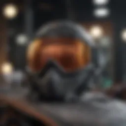 A close-up of snowboard gear showcasing high-quality materials and innovative design.