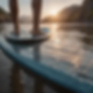 Technology Overview of Foil SUP Boards Graphic representation of the technology behind foil SUP boards.