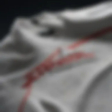 Close-up showing advanced fabric technology used in Reebok shirts