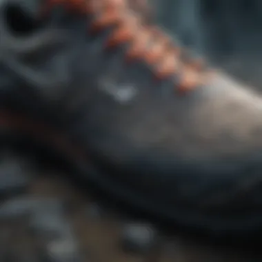 Close-up of Nike Traverse Mountain features