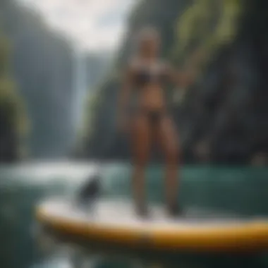 User experience showcasing the versatility of inflatable paddle boards