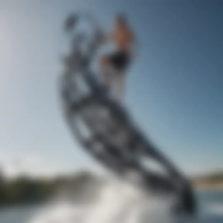 Stylish and modern universal wakeboard tower design