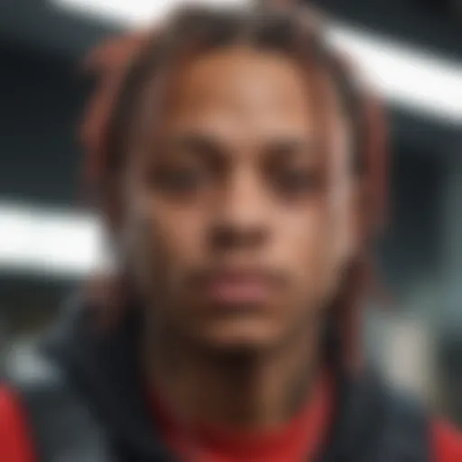 Abstract Trippie Redd Merchandise Design