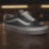 A vintage pair of Vans Classic sneakers showcasing their iconic design and heritage.