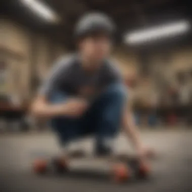 Creative depiction showcasing the maintenance tips for Zumiez penny boards